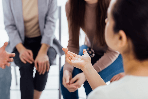 photo of women at a sex therapy group